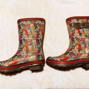 Skechers Bob's For Dogs Rain Check Puppy Dog Waterproof Boots Women's Size 6